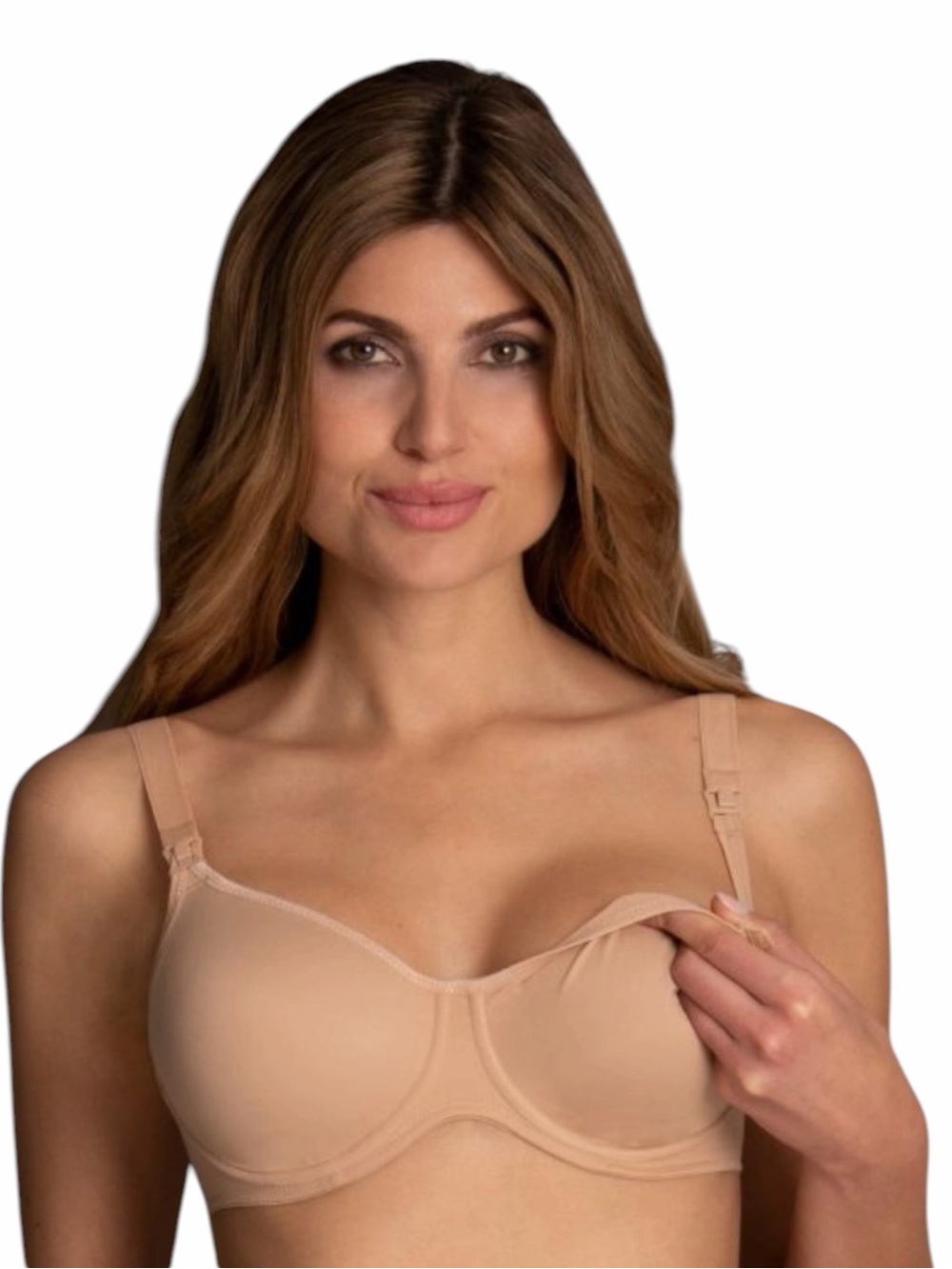 Anita Basic - Microfibre Underwire Nursing Bra Deep Sand NEW - 32G
